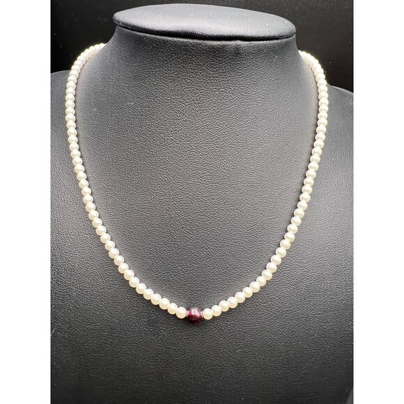 Tommy Hilfiger Faux Pearl Necklace - Picture 4 of 5